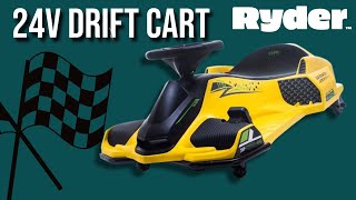 RYDER TOYS 24V Drift Cart Electric Kid Car New 2023 Best Toy Crazy Cart Go Kart [upl. by Inavoj740]