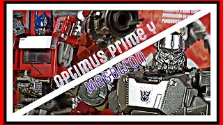 Lider Autobot y Decepticon Doble Review Optimus prime y Megatron Studio Series y Bootleg [upl. by Eedrahc]