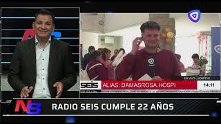 Radio Seis y un festejo solidario en el hall del hospital zonal junto a las Damas de Rosa [upl. by Ariet]