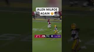 Jalen Milroe GOES OFF vs LSU 😲 shorts [upl. by Ylahtan]