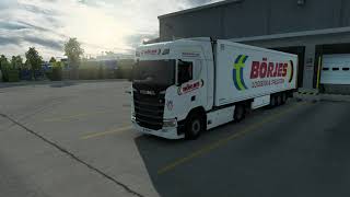 Euro Truck Simulator 2  BÖRJES LOGISTIK  SCANIA S450  LinköpingS to JönköpingS [upl. by Inkster]