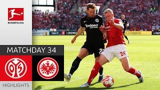 1 FSV Mainz 05  Eintracht Frankfurt 22  Highlights  Matchday 34 – Bundesliga 202122 [upl. by Mathur]