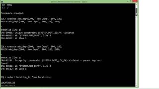 Oracle  PLSQL  Creating Procedure [upl. by Appleby]