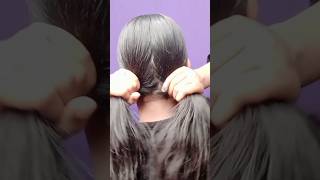 Easy self hairstyle hairstyle keralahairstyles hairstyleshort collegehairstyle [upl. by Anirb37]