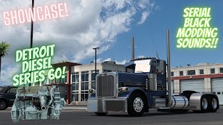 DETROIT DIESEL Series 60  Serial Black Modding  Showcase  American Truck Simulator [upl. by Nagey201]