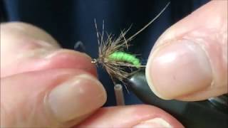 simple caddis sedge pupa trout wet fly [upl. by Onirefes]