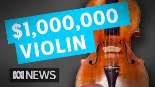 The milliondollar violin  ABC News [upl. by Natsirhc]