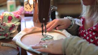 Freehand Machine Embroidery Workshop  an introduction to one of our day courses [upl. by Zetrac201]