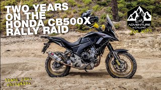 Two years on the Honda CB500X Rally Raid Thanks for everything [upl. by Nelli]