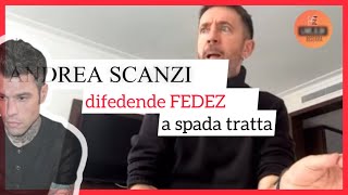 ANDREA SCANZI A DIFESA DI FEDEZ IN UN VIDEO NEL SUO PROFILO “Ma che cao vi ha fatto di così grave [upl. by Aljan610]