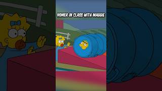 Homer in class with Maggie [upl. by Pope]