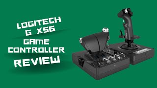 Logitech G X56 HOTAS Throttle and Joystick Flight Simulator Game Controller Review [upl. by Uase]