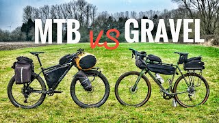 MTB vs Gravel Bike  Which is best for Bikepacking [upl. by Noda726]