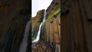 INTO THE FALLS dronegraphy nature drone photography travel love relaxing tamilshorts [upl. by Beane]