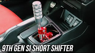 HYBRID RACING SHORT SHIFTER INSTALL  9th Gen Civic Si [upl. by Kimball]