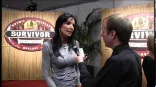 Monica Culpepper  Survivor Blood Vs Water red carpet interview [upl. by Ardra]