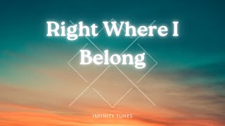 Right Where I Belong  Latest English Song 2024 [upl. by Harlie]