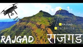 Rajgad Fort  Suvela Machi amp Sanjivani Machi  Drone Shots [upl. by Readus]