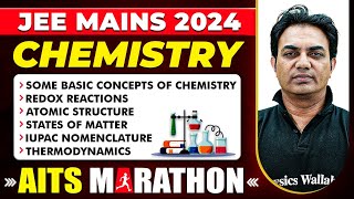 Complete CHEMISTRY in 1 Shot  JEE Main 2024  Dropper AITS [upl. by Anilahs997]