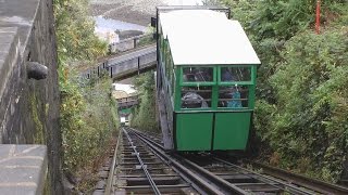 Lynton amp Lynmouth Cliff Railway amp Flood Memorial Hall October 2012 [upl. by Cly558]