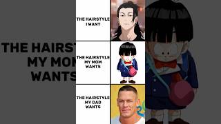 The hairstyle my mom wants  edit anime trending memes [upl. by Aynekal110]