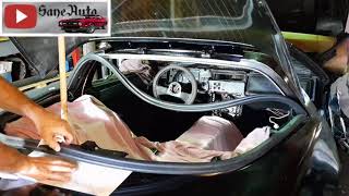 Install Classic car weatherstripping rear hatch cargo trunk lid C4 1985 Corvette [upl. by Akener377]