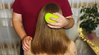 ASMR Nape and Hair Massage  No Talking [upl. by Lugo826]