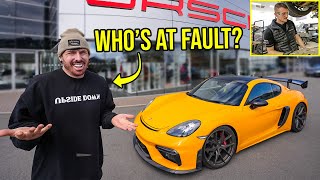 PORSCHE WANTED BACK MY WRECKED CAYMAN S THAT I REBUILT [upl. by Lumbye]