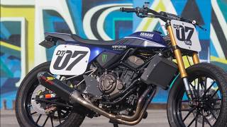 Yamaha FZMT07 based DT07 Custom Street Tracker NakedBikesWorld [upl. by Kwok]