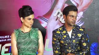 judgementalhaikya Judgemental Hai Kya Full Movie Kangana Ranaut Rajkummar Rao promotional event [upl. by Rdnaskela]