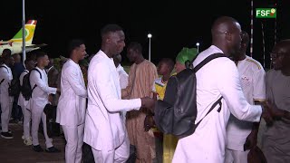 CAN Côte dIvoire 2023 les Lions du Sénégal sont bien arrivés à Yamoussoukro [upl. by Hayse132]