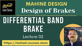 Design of Brakes Differential band brake [upl. by Tallie]