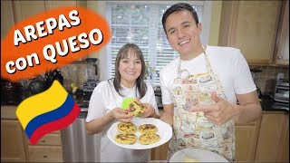 Como hacer Arepas con Queso [upl. by Neleh446]