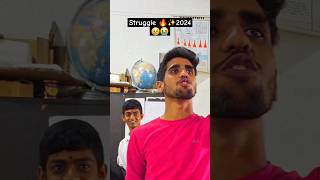 Struggle🔥2024 shorts viralvideo trending struggle motivation inspiration parmishverma song [upl. by Zabrine973]