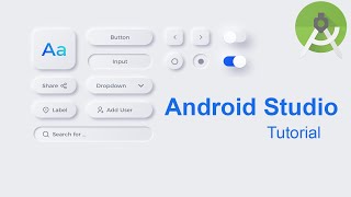 Soft UI Neumorphism design component in android studio tutorial 2020 [upl. by Sianna]