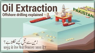 How Oil is Extracted  How Oil Drilling works UrduHindi [upl. by Nuawaj]