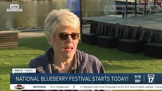 8A  National Blueberry Festival begins in South Haven for 61st year [upl. by Lienet]