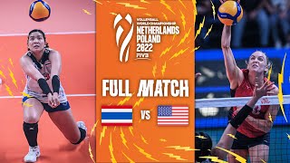 🇹🇭 Thailand vs 🇺🇸 USA  Full Match  Women’s World Championship 2022 [upl. by Narhem]