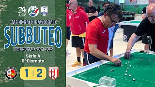 SC Ascoli vs SC Ligures Serie A  Campionato Nazionale a squadre di Subbuteo Tradizionale 2024 [upl. by Ahsimin757]