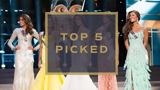 62nd MU  Top 5 PICKED  Miss Universe [upl. by Emmy]