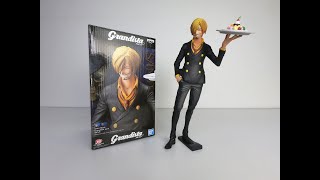 UnboxingampReview ONE PIECE Grandista nero SANJI 555 [upl. by Corrine]