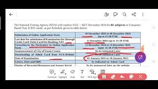 NTA UGNET December 2024 date announce Net appwindow openviral video Economics by sushila maam [upl. by Merideth]