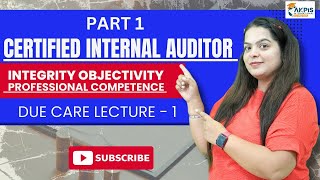 CERTIFIED INTERNAL AUDITOR P1 L 1 Dual Reporting Independence Objectivity [upl. by Orva]