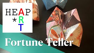 Quickie Origami  Fortune Teller Cootie Catcher [upl. by Consalve273]