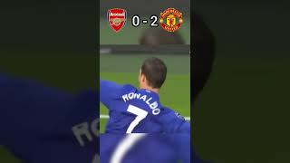 Arsenal vs Manchester United footballedits highlights cristianoronaldo shorts viralvideo [upl. by Frasch452]