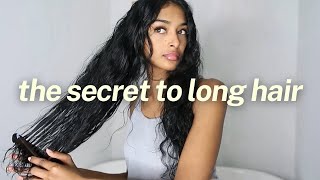 INDIAN HAIR GROWTH SECRETS  weekly routine rice water jelly for long healthy shiny hair FAST 🪴 [upl. by Sivle533]