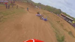 Zamboanga Motorcross 2018  Accident Bornok and Terrence Lim Napat [upl. by Nariko]