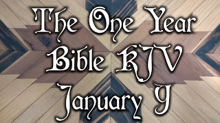 The One Year Bible KJV January 9 [upl. by Carthy269]