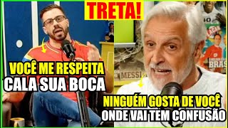 OLHA A TRETA PESADA ENTRE FELIPPE FACINCANI E FÁBIO SORMANI DURANTE DISCUSSÃO SOBRE GABIGOL [upl. by Renrew]