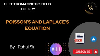 Poissons and Laplace Equations Derivations and Explanations  Vijaya Academy emft sppu [upl. by Nowad]